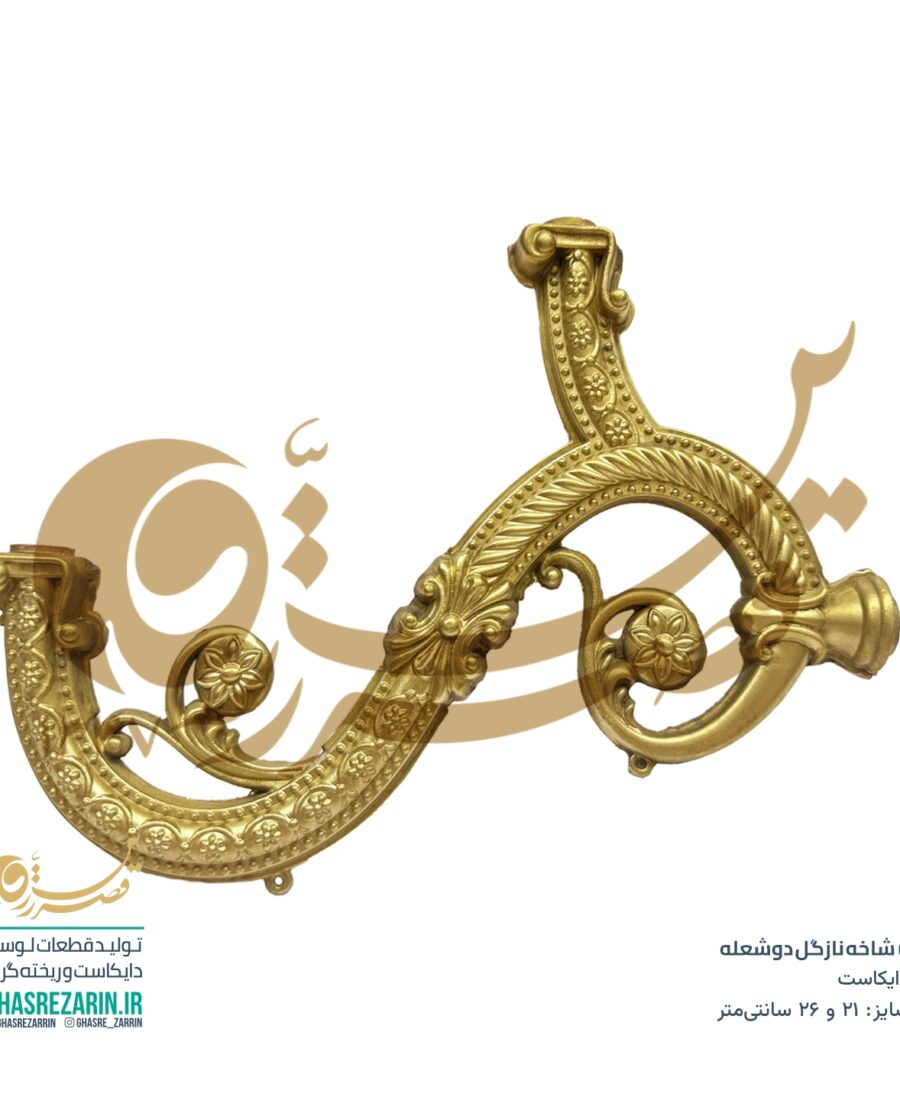 شاخه نازگل دوشعله
